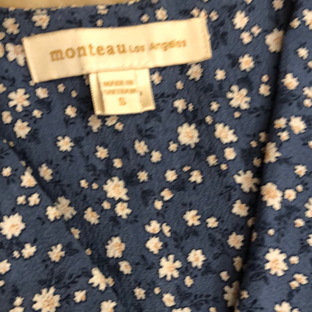 Monteau Navy Floral dress